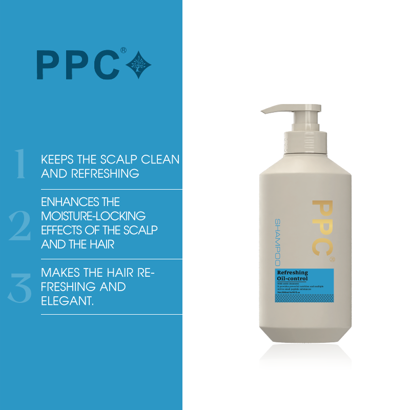 PPC Refreshing and Oil-control Hair Shampoo 500/750ml