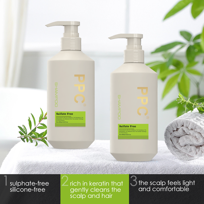 PPC Complex treatment Keratin Sulfate Free&Silicone free Hair Shampoo 400ML