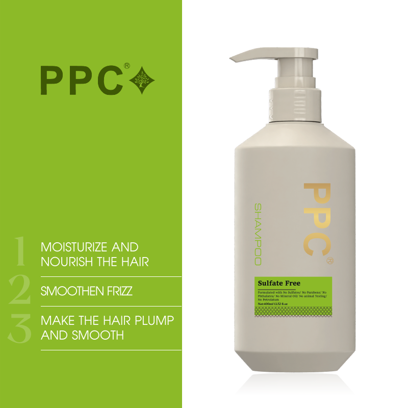 PPC Complex treatment Keratin Sulfate Free&Silicone free Hair Shampoo 400ML