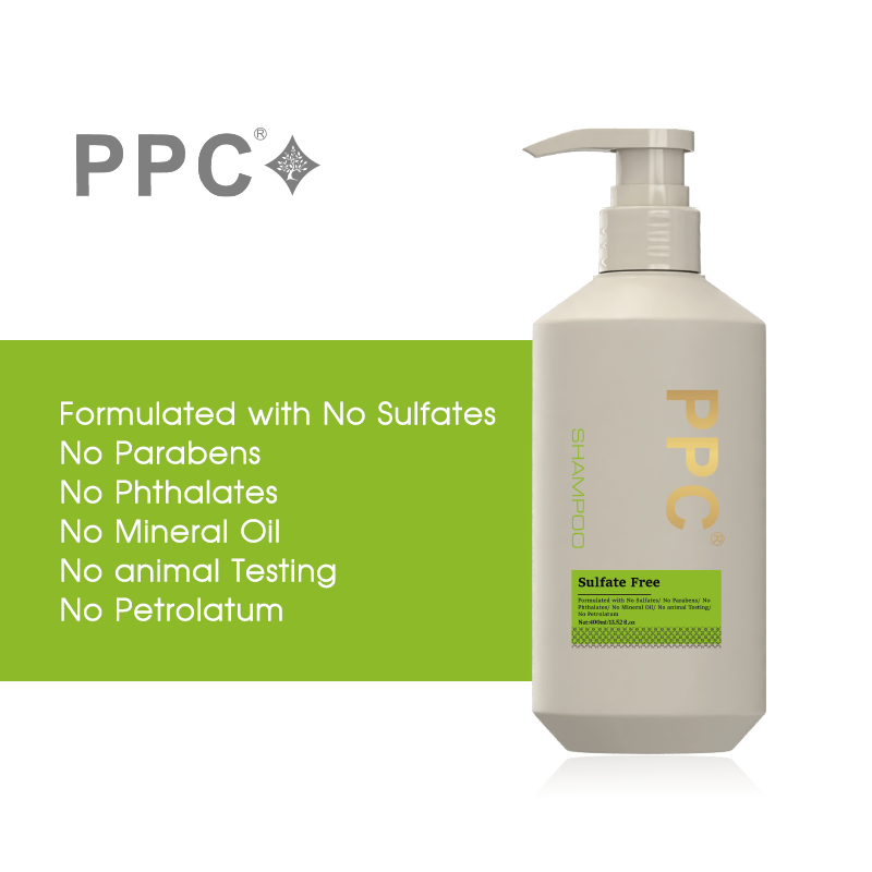 PPC Complex treatment Keratin Sulfate Free&Silicone free Hair Shampoo 400ML