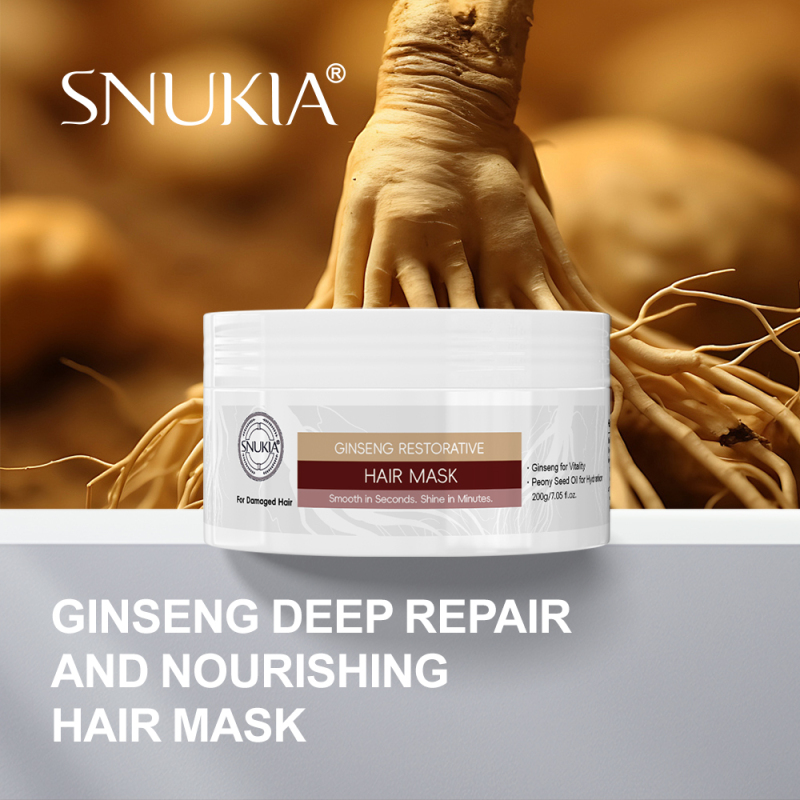 Professional Home Use and Salon Use Olives Avocado Coconut Argan Ginseng Hair Mask