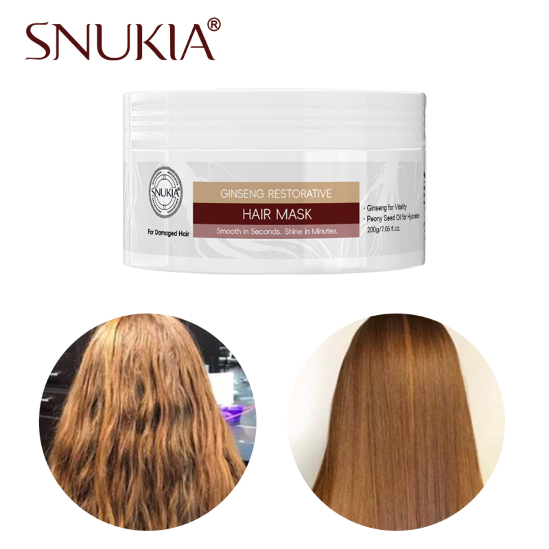 Professional Home Use and Salon Use Olives Avocado Coconut Argan Ginseng Hair Mask