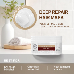 Professional Home Use and Salon Use Olives Avocado Coconut Argan Ginseng Hair Mask
