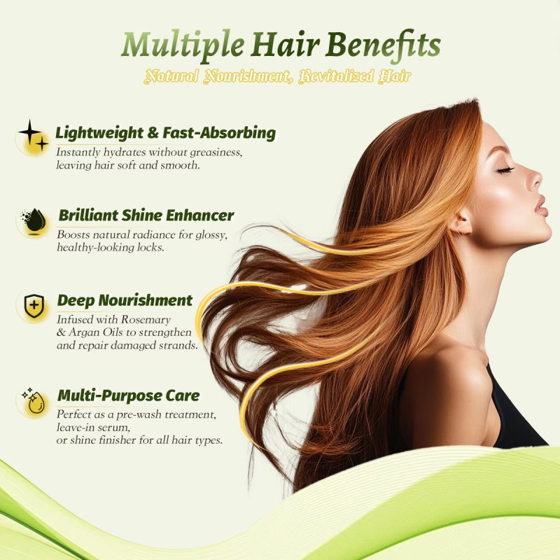 SNUKIA Private Label Hair Serum Rosemary Revitalizing Hair Oil
