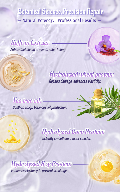 Deep Conditioner Private Label Curly Hair Nourishing Saffron Keratin Collagen Hair Repairing Moisturizing Hair Conditioner