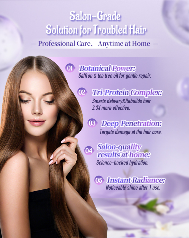 Deep Conditioner Private Label Curly Hair Nourishing Saffron Keratin Collagen Hair Repairing Moisturizing Hair Conditioner