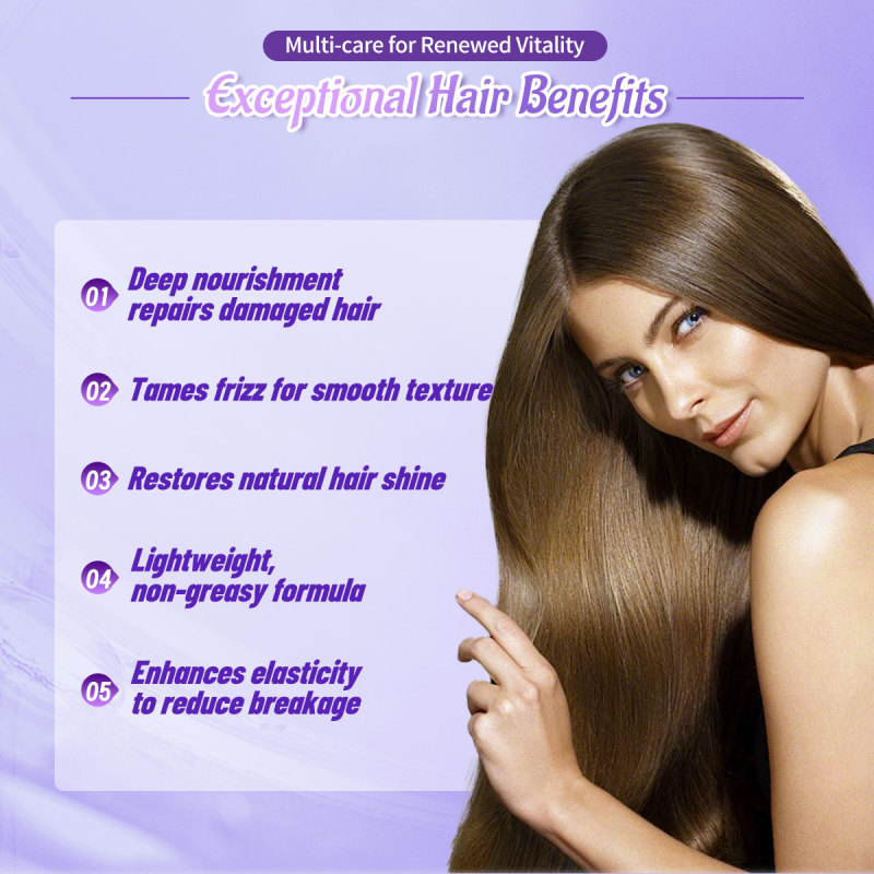 10 in 1 Thermal Protector Conditioning Saffron Essence Hair Spray Heat Protectant Shine Nourish Spray for Hair Treatment