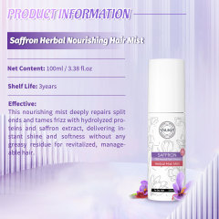 10 in 1 Thermal Protector Conditioning Saffron Essence Hair Spray Heat Protectant Shine Nourish Spray for Hair Treatment