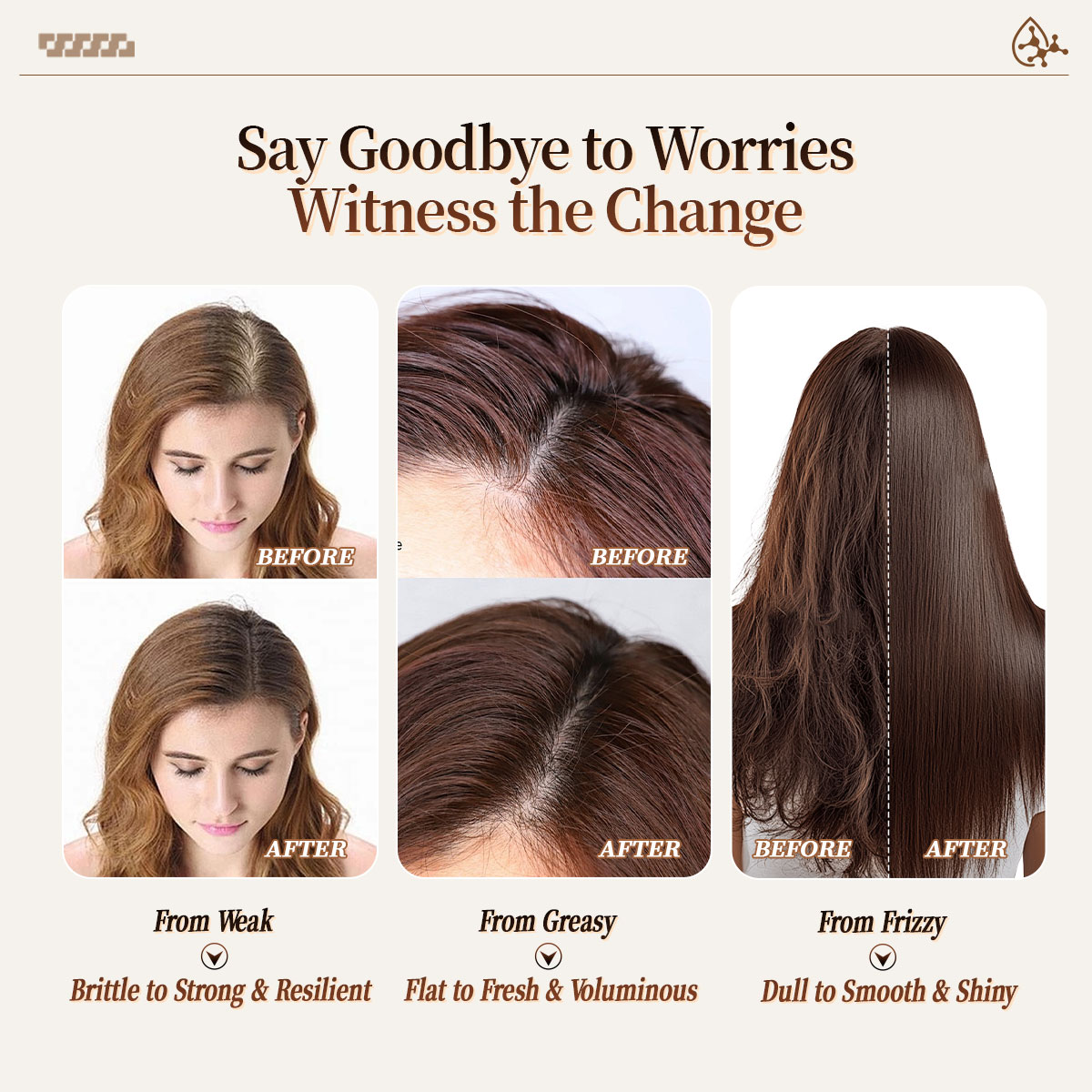 Herbal Ginseng Ginger Oil Control Anti-Hair Loss Shampoo Scalp Care Vegan Nourishing Smoothing Shampoo for All Hair Types