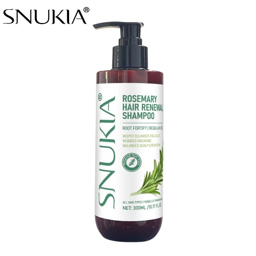 SNUKIA Anti-Dandruff Hair Shampoo Rosemary Mint Strengthening Moisturizing Natural Herbal Amino Acid Shampoo Damage Repair Rosemary