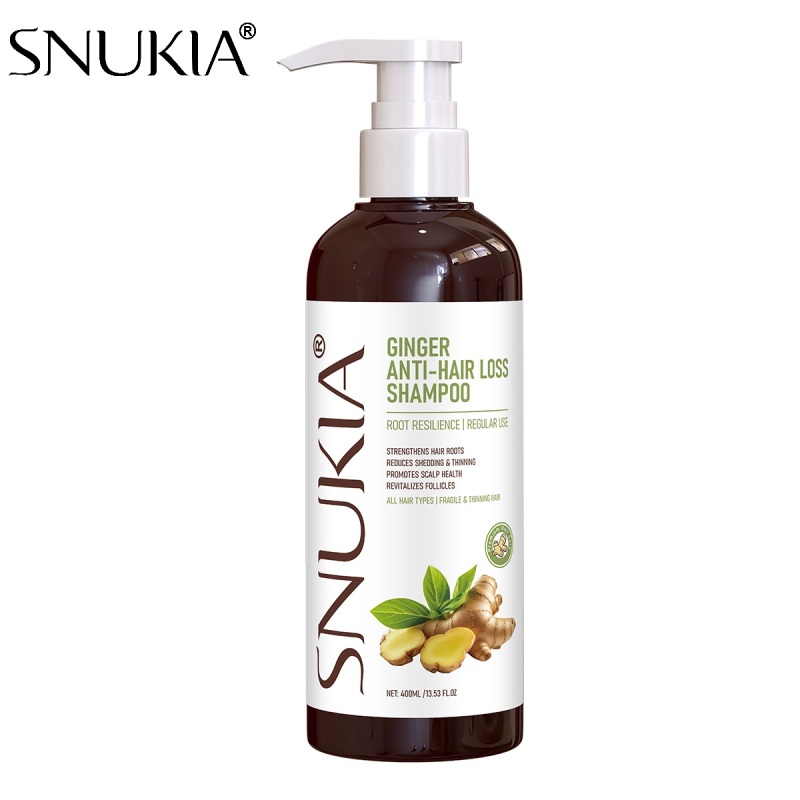 Herbal Ginseng Ginger Oil Control Anti-Hair Loss Shampoo Scalp Care Vegan Nourishing Smoothing Shampoo for All Hair Types