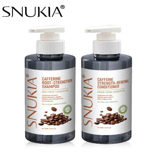 OEM Private Label Caffeine Shampoo and Conditioner Strengthening Root Repair Anti-loss Oil Control Hydration Care for Men Women