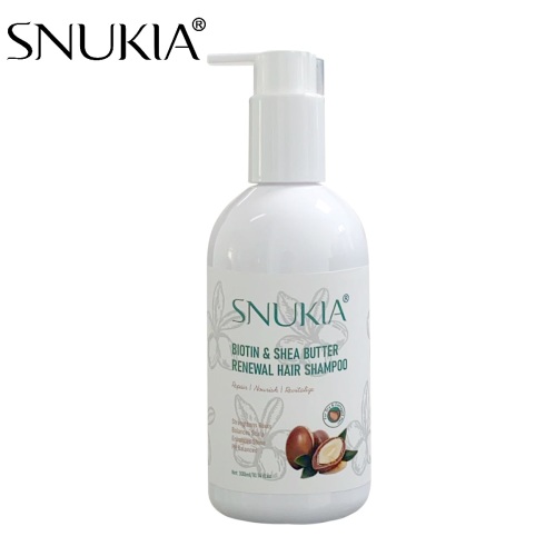 SNUKIA Anti-Dandruff Oil Control African Womens Biotin &amp; Shea Butter Renewal Hair Shampoo and Leave In Conditioner Hair Spray