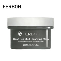 Dead Sea Mud& Bamboo Charcoal Clay Cleansing Face Mask Oil Control Deep Cleansing Skin Pore Reduce for Daily Care