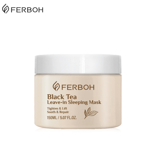 Private Label OEM Black Tea Anti-Wrinkle Leave-in Sleeping Mask Moisturizing Hydrating Night Repair Jelly Mask