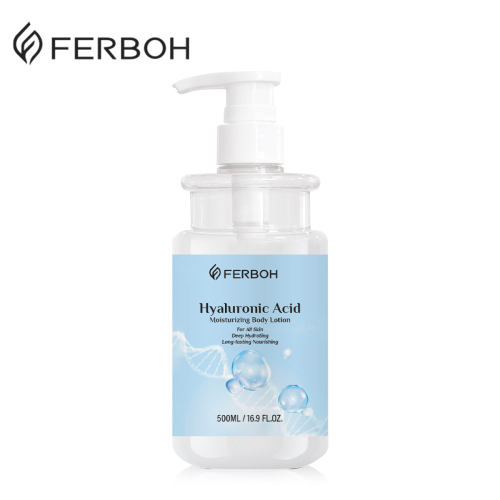 OEM/ODM Customized Deep Highly Moisturizing Soft Skin Brightening Whitening Nourishing Soothing Hyaluronic Acid Body Lotion