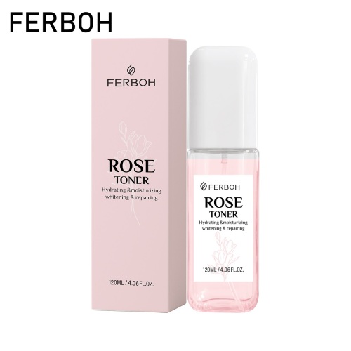 Private Label Organic Vegan Rosewater Hyaluronic Acid Niacinamide Moisturizing Soothing Refreshing Lightening Facial Toner