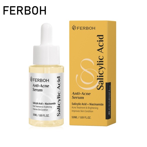 Factory Private Label Salicylic Acid &amp; Niacinamide Anti-Acne Serum Clear Skin Oil Control Face Serum Reduce Blackhead Skin Care