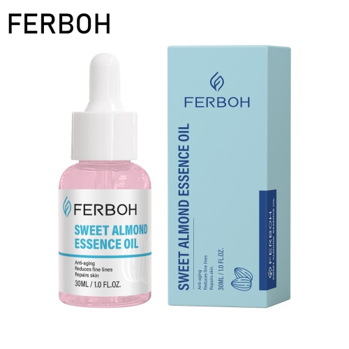 OEM/ODM Sweet Almond Essence Oil Anti-aging Reduces Fine Lines Repairs Skin Deep Hydrating Face Serum for Sensitive Skin
