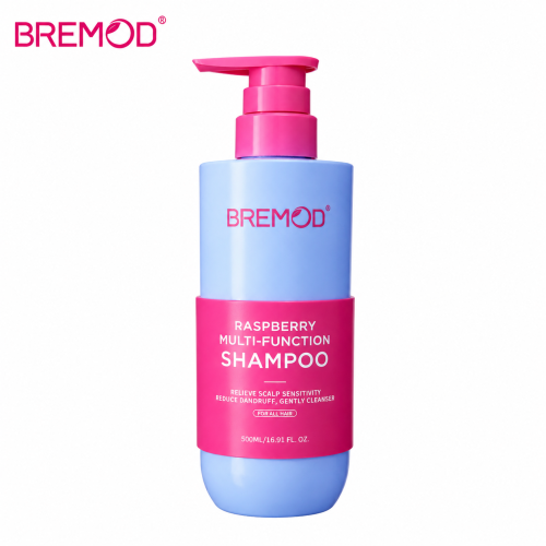Professional Private Label Raspberry Multi Function Fruit Essence Moisturizing Nourishing Hair Smooth Shampoo and Conditioner