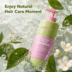 OEM ODM Natural Moisturizing Cream Gently Cleaning Hair Organic Avocado Hair Repairing Nourishing Shampoo and Conditioner