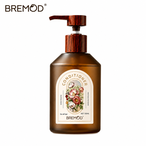 BREMOD Rose Perfume Hair Conditioner Long Lasting Fragrance Smoothing Anti-frizz Hair Care Conditioner 300ml Salon Home Use