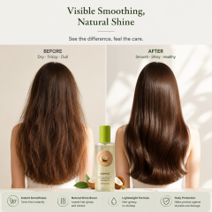 Factory OEM Multi-Plant Coconut Essential Oil Hair Serum Smooth & Shine Oil Solubility Spray for Dry Frizzy Damaged Hair