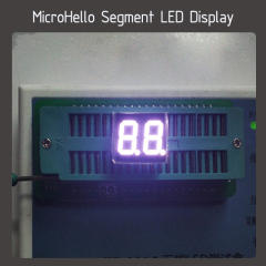 10pcs 0.4 inch 2 digit segment led display Yellow/white/blue/red/green/Kelly