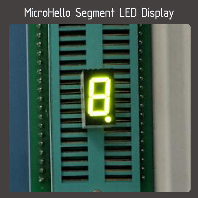 10pcs 0.36 inch 1 digit segment led display Yellow/white/blue/red/green