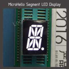 10pcs 0.8 inch 17-segment Alphanumeric led display Yellow/white/blue/red/green