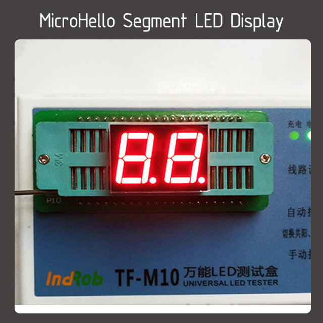 10pcs 0.56 inch 2 digit segment led display Yellow/white/blue/red/green