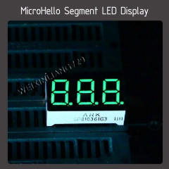 10pcs 0.36 inch 3 digit segment led display Yellow/white/blue/red/green/orange/kelly