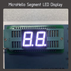 10pcs 0.56" 2 digit static state 18-pin segment led display Yellow/white/blue/red/green