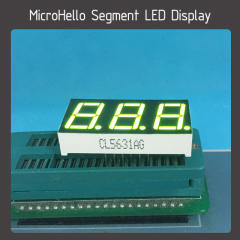 10pcs 0.56 inch 3 digit segment led display Yellow/white/blue/red/green/Orange/kelly