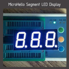5pcs 0.8 inch 3 digit segment led display Yellow/white/blue/red/green