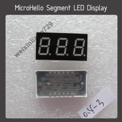 10pcs 0.4 inch 3 digit segment led display Yellow/white/blue/red/green/kelly