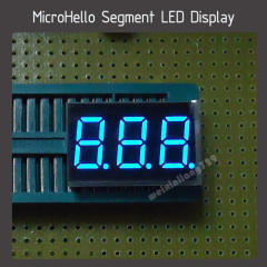10pcs 0.36 inch 3 digit segment led display Yellow/white/blue/red/green/orange/kelly