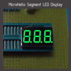 10pcs 0.36 inch 3 digit segment led display Yellow/white/blue/red/green/orange/kelly