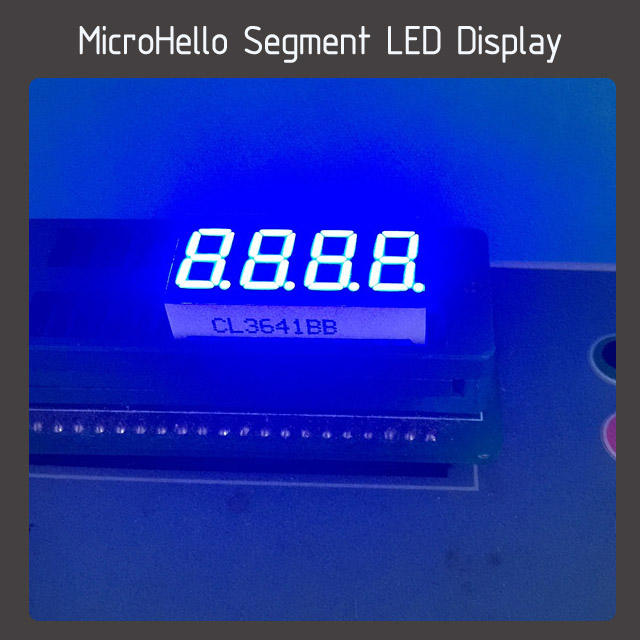 10pcs 0.36 inch 4 digit segment led display Yellow/white/blue/red/green/Kelly