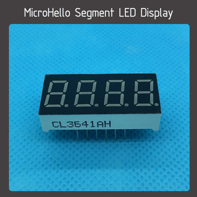 10pcs 0.36 inch 4 digit segment led display Yellow/white/blue/red/green/Kelly