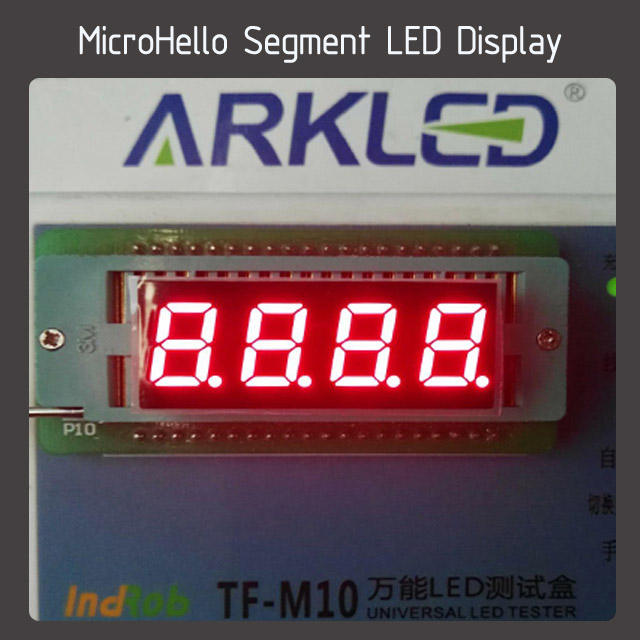 10pcs 0.4 inch 4 digit segment led display Yellow/white/blue/red/green/kelly