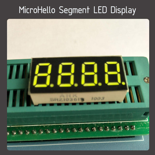 10pcs 0.36 inch 4 digit segment led display Yellow/white/blue/red/green/Kelly