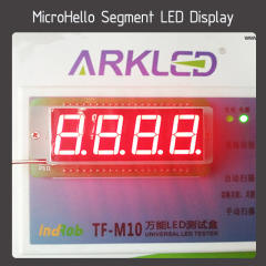 10pcs 0.56 inch 4 digit segment led display Yellow/white/blue/red/green/Kelly