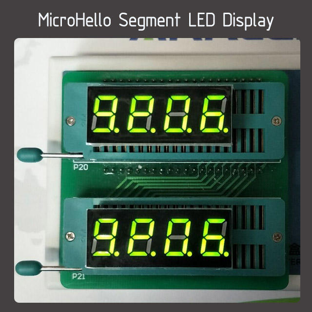 10pcs 0.4 inch 4 digit segment led display Yellow/white/blue/red/green/kelly