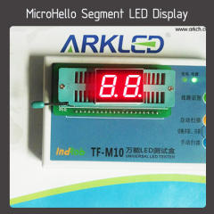10pcs 0.5 inch 2 digit segment led display Yellow/white/blue/red/green/Kelly