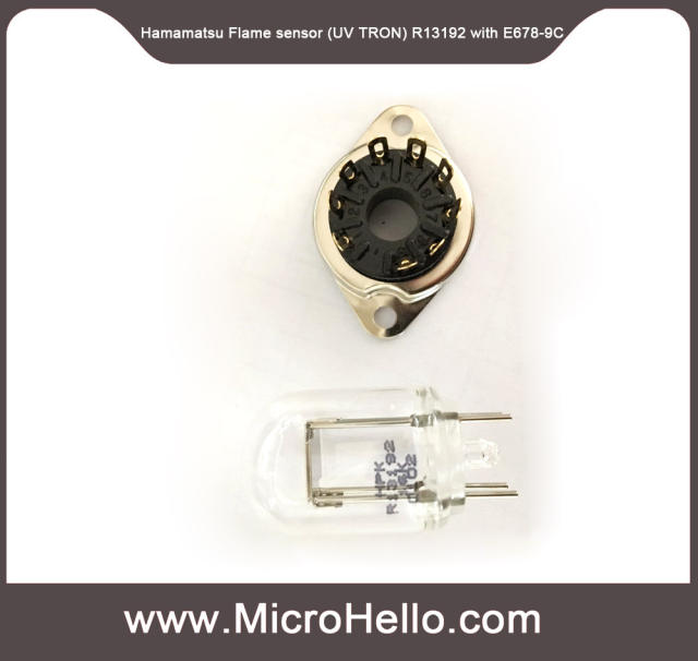 Hamamatsu Flame sensor (UV TRON)  R13192 + E678-9C Suitable Socket
