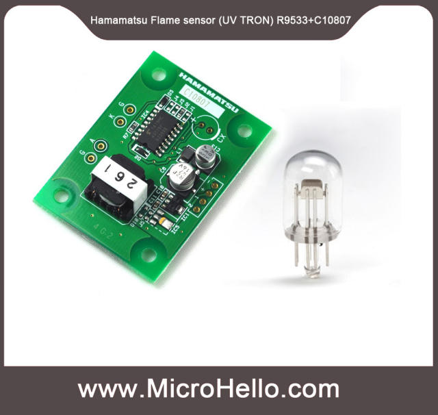 Hamamatsu Flame sensor (UV TRON) R9533 + drive C10807