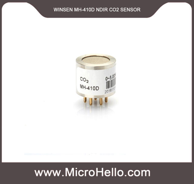 WINSEN MH-410D NDIR CO2 SENSOR 0-5%vol Optional Output signal: PWM, UART, IIC