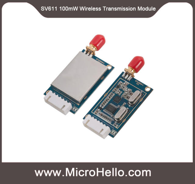 SV611 100mW Wireless Transmission Module TTL/RS232/RS485 433/490/868/915MHz
