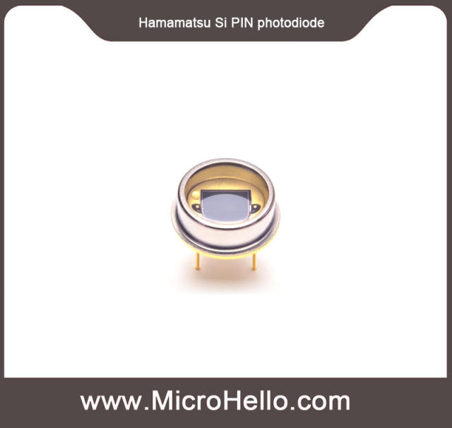 Hamamatsu S2386-8K Si photodiode For visible to near IR, general-purpose photometry